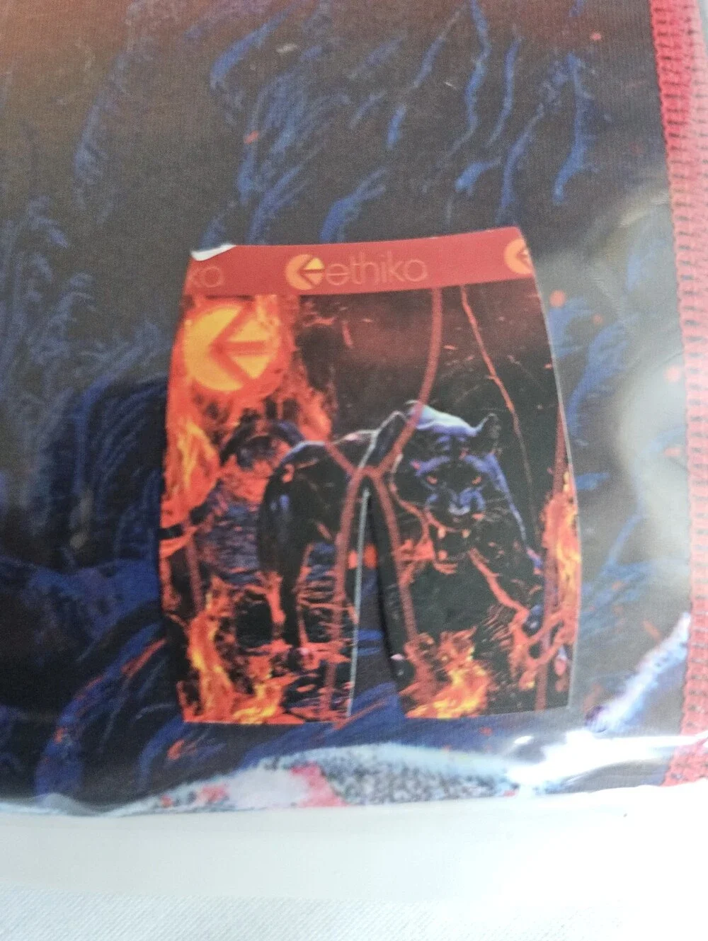 Ethika The Staple Boxer Briefs - Fire & Panther Graphic - Size 2XL (NWT)